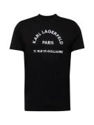 Karl Lagerfeld Bluser & t-shirts  sort / offwhite