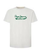 Pepe Jeans Bluser & t-shirts 'CLAUDE'  grøn / offwhite