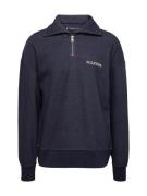 TOMMY HILFIGER Sweatshirt  mørkeblå / hvid