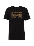 G-Star RAW Bluser & t-shirts  cognac / grå / sort