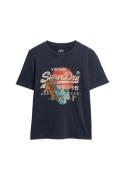 Superdry Shirts 'Tokyo'  creme / marin / honning / rød