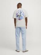 JACK & JONES Bluser & t-shirts 'Valencia'  creme / blå / lilla / hvid