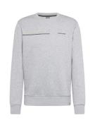 JACK & JONES Sweatshirt 'PARKER'  lysegrå / sort