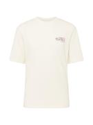 JACK & JONES Bluser & t-shirts 'RECIPE'  creme / blå / orkidee / sort