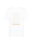 JACK & JONES Bluser & t-shirts 'CITY MAP'  beige / orange / hvid