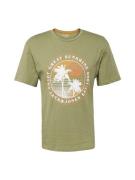 JACK & JONES Bluser & t-shirts 'OWEN SUMMER'  oliven / orange / lyseor...