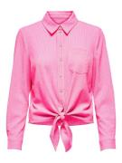 ONLY Bluse 'LECEY'  pink / hvid