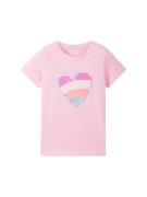 TOM TAILOR Bluser & t-shirts  opal / lyserød / pitaya / gammelrosa