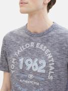 TOM TAILOR Bluser & t-shirts  natblå / lyseblå / hvid