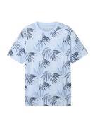 TOM TAILOR Bluser & t-shirts  navy / dueblå / lyseblå / hvid