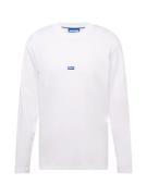 HUGO Bluser & t-shirts 'Nilongti'  blå / hvid