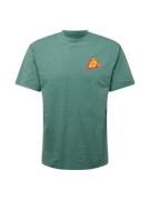HUF Bluser & t-shirts 'Skewed TT'  gul / jade / orangerød