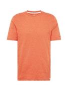 FYNCH-HATTON Bluser & t-shirts 'Slub'  navy / koral / hvid