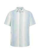 BLEND Skjorte  dueblå / mint / hvid