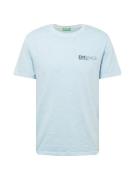 UNITED COLORS OF BENETTON Bluser & t-shirts  blå / blå-meleret