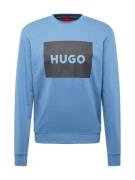 HUGO Sweatshirt 'Duragol'  himmelblå / sort