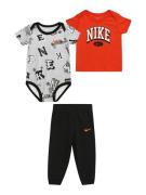 Nike Sportswear Sæt  grå / rød / sort / hvid