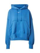 Nike Sportswear Sweatshirt 'PHOENIX FLEECE'  blå / hvid