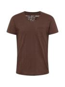 Key Largo Bluser & t-shirts 'WATER'  brun