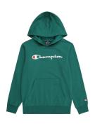 Champion Authentic Athletic Apparel Sweatshirt  smaragd / rød / hvid