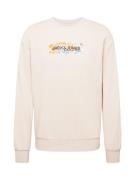 JACK & JONES Sweatshirt 'SUMMER'  beige / lyseblå / orange / sort