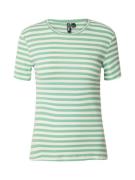 PIECES Shirts 'PCRUKA'  lysegrøn / naturhvid