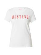 MUSTANG Shirts 'Alma'  blodrød / hvid