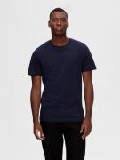 SELECTED HOMME Bluser & t-shirts  blå / navy / offwhite