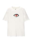Pull&Bear Bluser & t-shirts  blodrød / sort / hvid