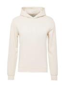 GUESS Sweatshirt 'BEAU'  lysegrå / hvid