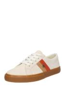 Lauren Ralph Lauren Sneaker low 'JANSON II'  kit / lysebrun / mørkeora...