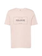 Zadig & Voltaire Bluser & t-shirts 'BLASON GUM'  lyserød / sort