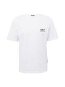 JACK & JONES Bluser & t-shirts 'ARUBA'  abrikos / sort / hvid