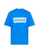 HUGO Bluser & t-shirts 'Nico'  azur / hvid