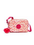 KIPLING Skuldertaske 'ABANU'  orange / hvid