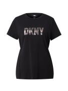 DKNY Shirts  taupe / sort / offwhite