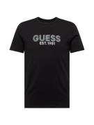 GUESS Bluser & t-shirts 'CLASSIC'  sort / hvid