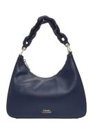 TOMMY HILFIGER Skuldertaske  navy / guld