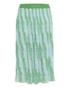 CULTURE Nederdel 'Carly'  lyseblå / grøn