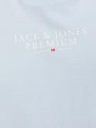 JACK & JONES Bluser & t-shirts 'Archie'  lyseblå / mørkerød / hvid