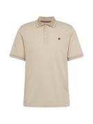 JACK & JONES Bluser & t-shirts 'Bluwin'  beige / khaki / rød / hvid