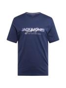 JACK & JONES Bluser & t-shirts 'JJALVIS'  navy / lilla / hvid