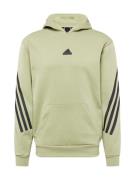 ADIDAS SPORTSWEAR Sportsweatshirt 'FI 3S'  pastelgrøn / sort / sort-me...