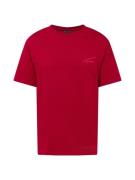 Tommy Jeans Bluser & t-shirts  burgunder / lys rød / hvid