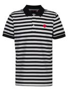 19V69 ITALIA Bluser & t-shirts 'Pelle'  rød / sort / hvid