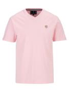 19V69 ITALIA Bluser & t-shirts 'Toni'  lysebeige / lyserød / sort