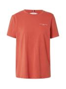TOMMY HILFIGER Shirts '1985'  orange / hvid