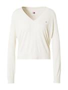 Tommy Jeans Pullover 'ESSENTIAL'  creme