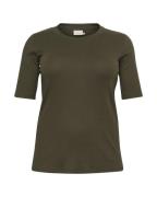 KAFFE CURVE Shirts 'Carina'  khaki