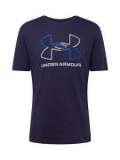 UNDER ARMOUR Funktionsskjorte 'Foundation'  blå / navy / hvid